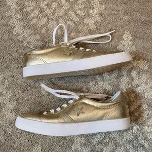 Converse Breakpoint Ox Womens Gold/White Shoes Size 7